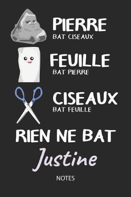 Book cover for Rien ne bat Justine - Notes