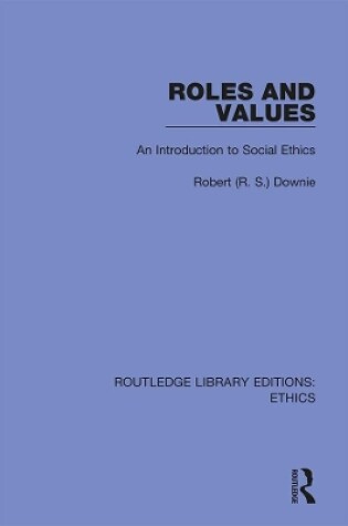 Cover of Roles and Values