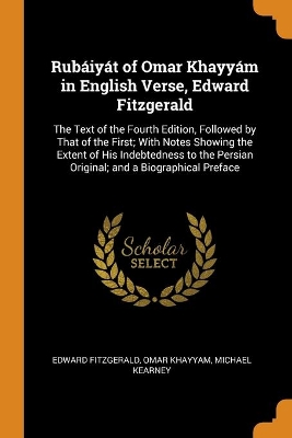 Book cover for Rubaiyat of Omar Khayyam in English Verse, Edward Fitzgerald