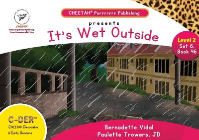 Book cover for C-DER (Cheetah Decodable & Early Readers) Set 6, Book 46, It's Wet Outside