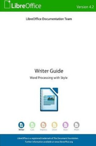 Cover of LibreOffice 4.2 Writer Guide