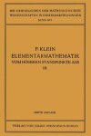 Book cover for Elementarmathematik Vom Hoheren Standpunkte Aus, III