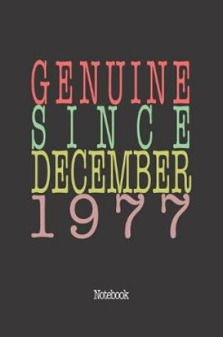 Cover of Genuine Since December 1977