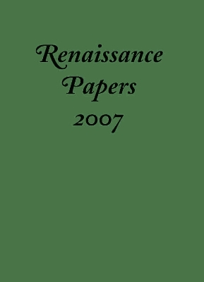 Book cover for Renaissance Papers 2007