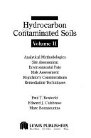 Cover of Hydrocarbon Contaminated Soils, Volume II