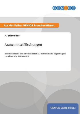 Book cover for Arzneimittelf�lschungen