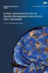 Book cover for Further assessment for the Air Quality Management Area at Ferry Lane, Felixstowe