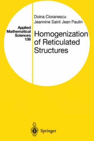 Cover of Homogenization of Reticulated Structures