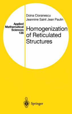 Book cover for Homogenization of Reticulated Structures