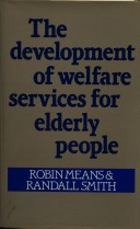 Book cover for Development of Welfare Services for Elderly People