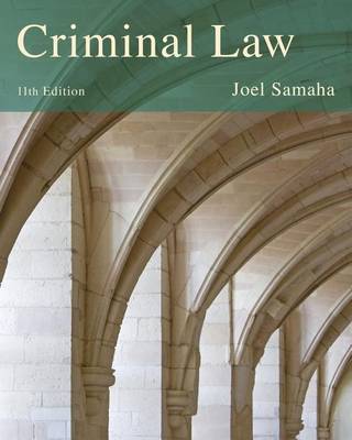 Book cover for Criminal Law