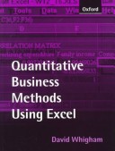 Book cover for Quantitative Business Methods Using Excel