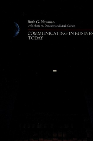 Cover of Communicating in Business Today