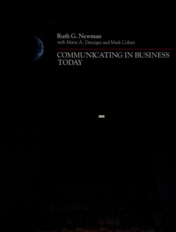 Book cover for Communicating in Business Today