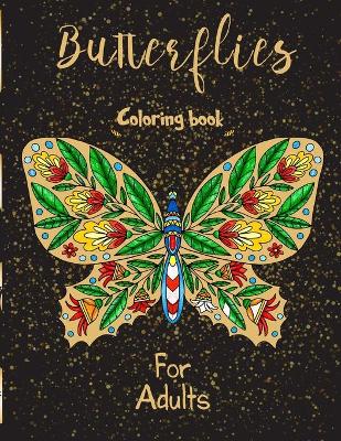 Book cover for Butterflies Coloring book for Adults