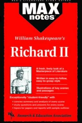 Cover of Richard II (Maxnotes Literature Guides)