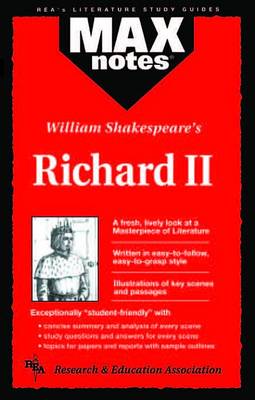 Book cover for Richard II (Maxnotes Literature Guides)