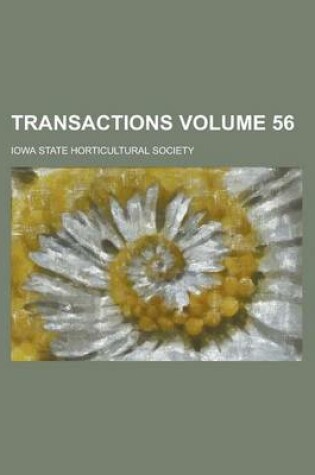 Cover of Transactions Volume 56