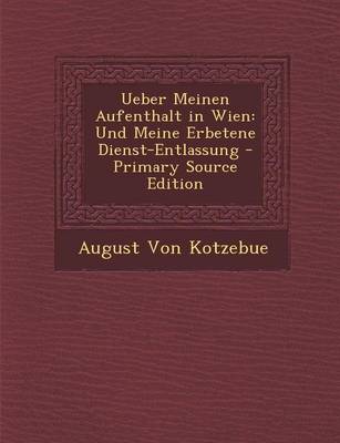 Book cover for Ueber Meinen Aufenthalt in Wien