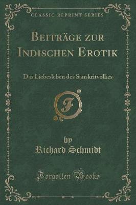 Book cover for Beiträge Zur Indischen Erotik