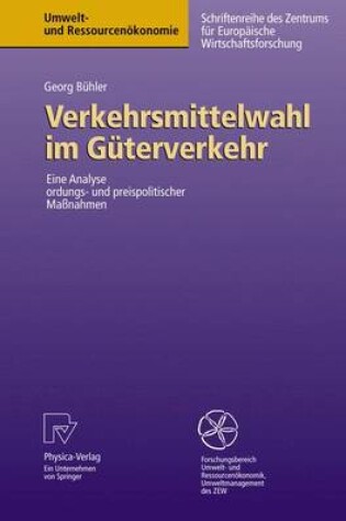 Cover of Verkehrsmittelwahl im Guterverkehr