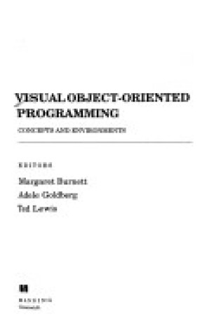 Cover of Visual Object-Oriented Programming