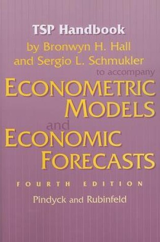 Cover of Tsp Manual Econometrics Models