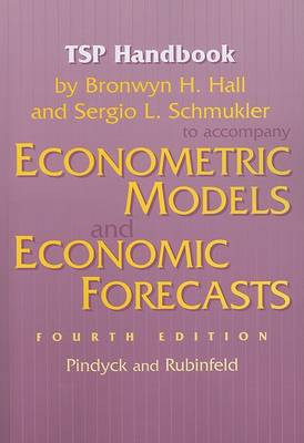 Book cover for Tsp Manual Econometrics Models