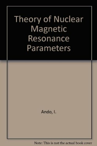 Cover of Theory of Nuclear Magnetic Resonance Parameters