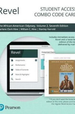 Cover of Revel for the African-American Odyssey, Volume 2 -- Combo Access Card
