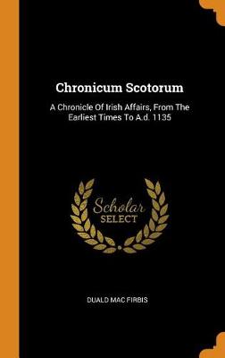 Book cover for Chronicum Scotorum