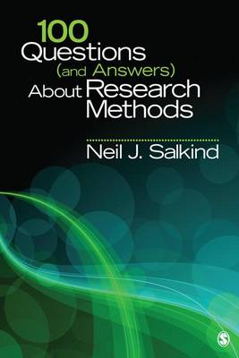 Book cover for 100 Questions (and Answers) about Research Methods