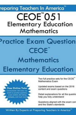 Cover of CEOE Elementary Education 051 Mathematics