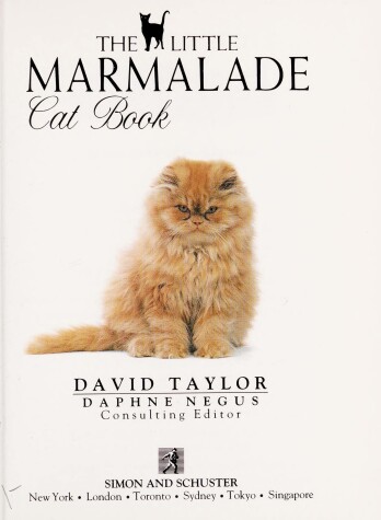 Book cover for The Little Marmalade Cat Book