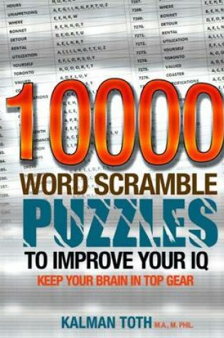 Cover of 10000 Word Scramble Puzzles to Improve Your IQ