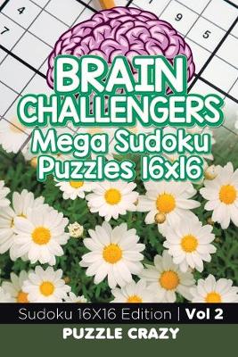 Book cover for Brain Challengers Mega Sudoku Puzzles 16x16 Vol 2