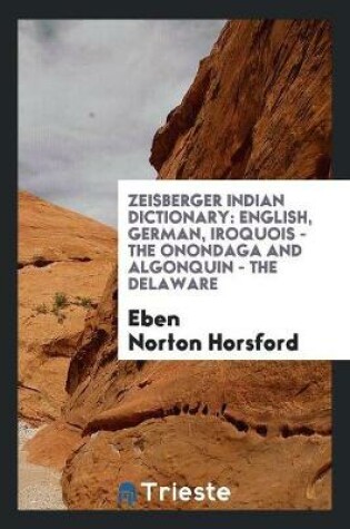 Cover of Zeisberger's Indian Dictionary