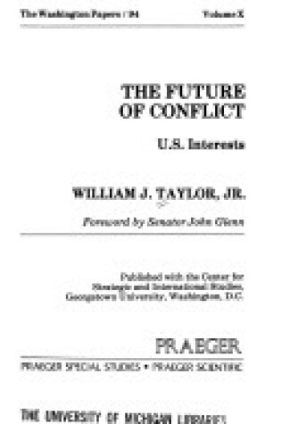 Cover of The Future of Conflict