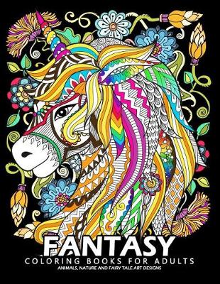 Book cover for Fantasy Coloring Books for Adults