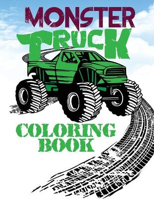 Book cover for Monster truck coloring book