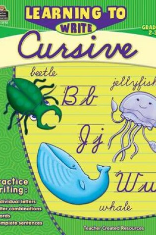 Cover of Learning to Write Cursive Grade 2-3