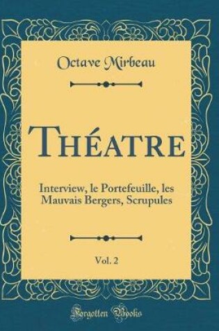 Cover of Théatre, Vol. 2