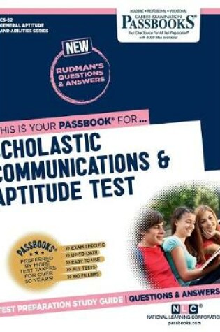 Cover of Scholastic Communications & Aptitude Test (Cs-52)