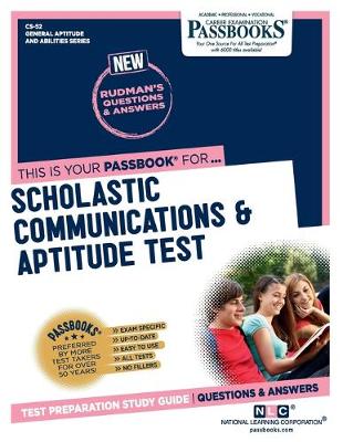 Book cover for Scholastic Communications & Aptitude Test (CS-52)