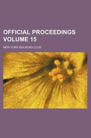 Cover of Official Proceedings Volume 15