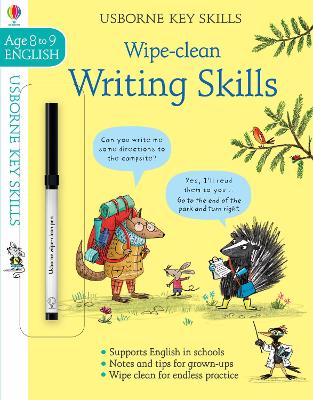 Cover of Wipe-clean Writing Skills 8-9