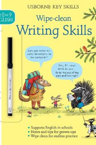 Cover of Wipe-clean Writing Skills 8-9