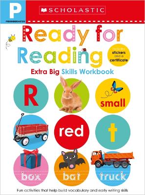 Book cover for Pre-K Ready for Reading Workbook: Scholastic Early Learners (Extra Big Skills Workbook)