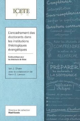 Cover of L'encadrement des doctorants dans les institutions theologiques evangeliques