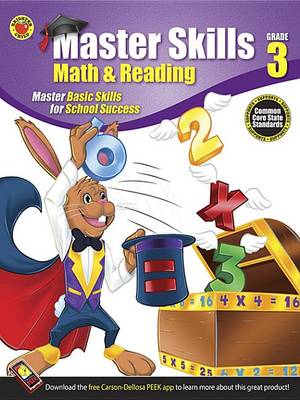Book cover for Math & Reading Workbook, Grade 3